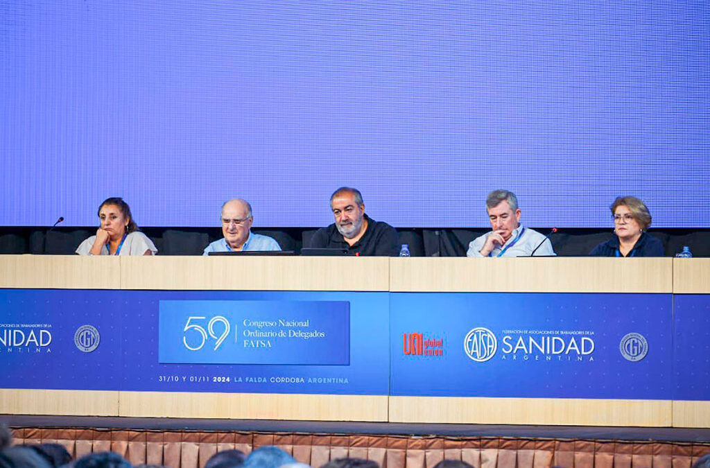 Concluyó el 59 Congreso de la Sanidad y FATSA pidió «expandir y multiplicar la fortaleza sindical»