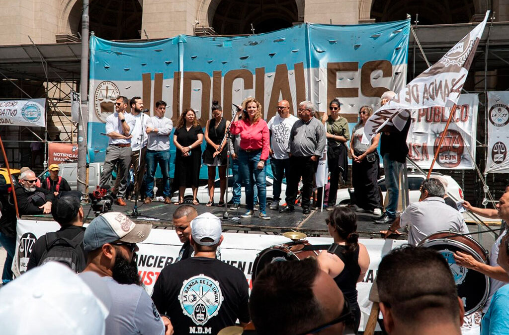 Paro y movilización: Judiciales sostienen el plan de lucha por recomposición salarial