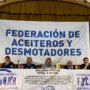 Aceiteros buscan unificar la lucha en defensa del salario mínimo con otros sindicatos