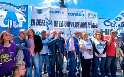 Gremios universitarios dan continuidad al plan de lucha federal con protestas en provincias