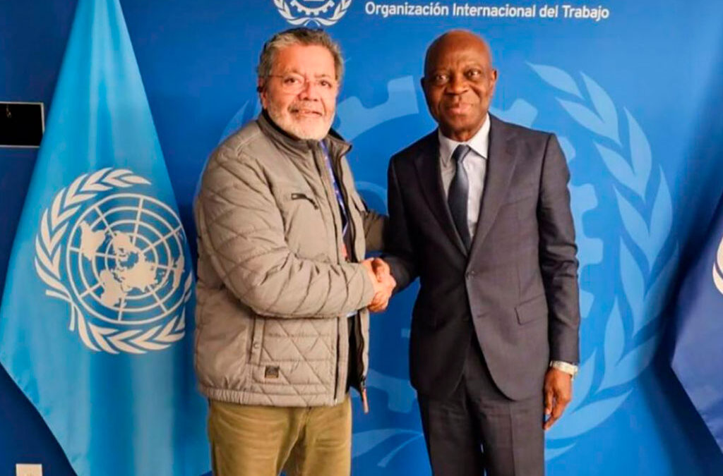 Gerardo Martínez se reunió con Gilbert Houngbo, Director General de la OIT quien manifestó su preocupación por la situación socio-económica y política de la Argentina