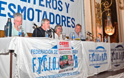 Aguiar se sumó a los Aceiteros y pidió conformar un “Frente Sindical de Resistencia”