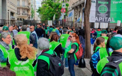 ATE protestó en todo el país y se encamina a un nuevo paro general de estatales