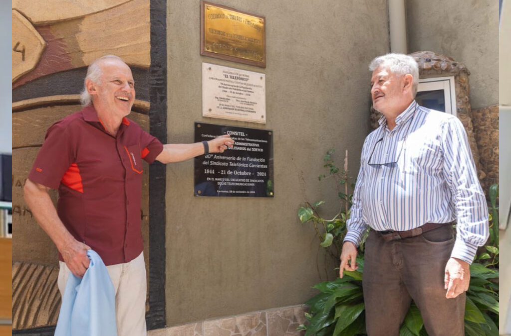 La CONSITEL estuvo presente en el 80 aniversario del Sindicato Telefónico Corrientes