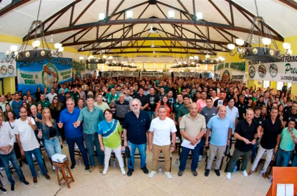 Sasia encabezó la Jornada Nacional Ferroviaria, con la participación de más de 500 trabajadores de todas las seccionales del país