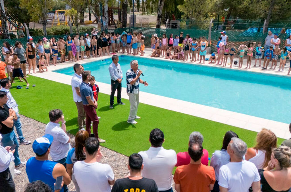 Se inauguró el Espacio Recreativo con la Pileta del SEC