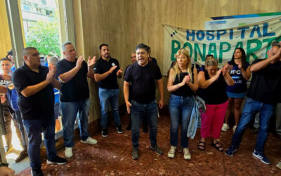UPCN denunció el despido de la mitad del personal del Hospital Bonaparte y se mantiene en alerta