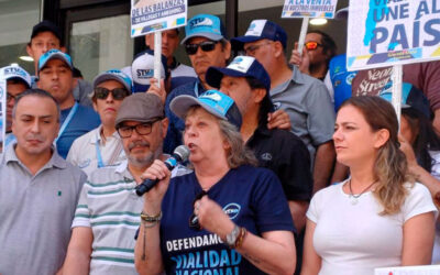 Los gremios de empresas públicas, en marcha para resistir las privatizaciones