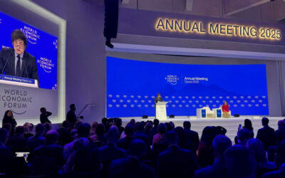 La Bancaria repudió el discurso de Javier Milei en Davos: «Ante la pedagogía de odio decimos NO»