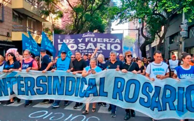 La Intersindical Rosario cuestionó al Gobierno por su intento de privatizar el Banco Nación