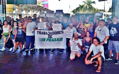 Federación de químicos exige la reincorporación de los despedidos en Praxair