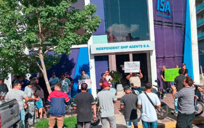 Serenos de buques, en lucha: profundizan medidas contra la agencia marítima ISA