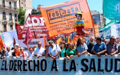Organizaciones sindicales y sociales planifican una Marcha Nacional en defensa de la Salud Pública