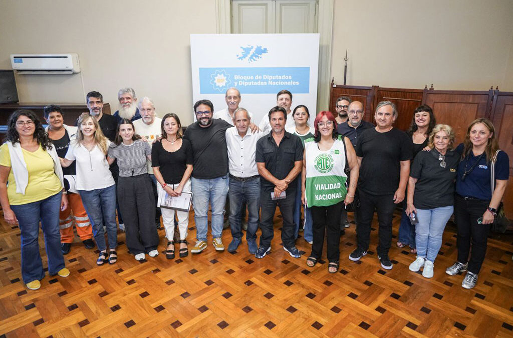 Diputados de Unión por la Patria recibieron a gremialistas de Vialidad Nacional que advirtieron sobre un nuevo recorte en el sector que podría generar otros 1500 despidos
