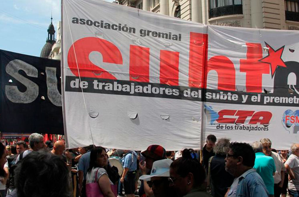 Trabajadores del subte rechazan tercerización y exigen contratación directa