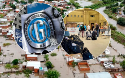 Sindicatos por Bahía Blanca: Los gremios despliegan una campaña solidaria federal por los inundados