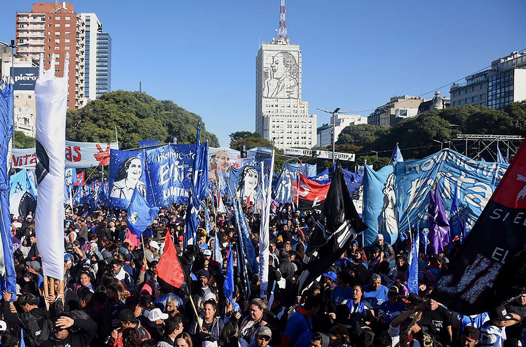 La Unión de Trabajadores de la Economía Popular UTEP también movilizará este miércoles con los jubilados