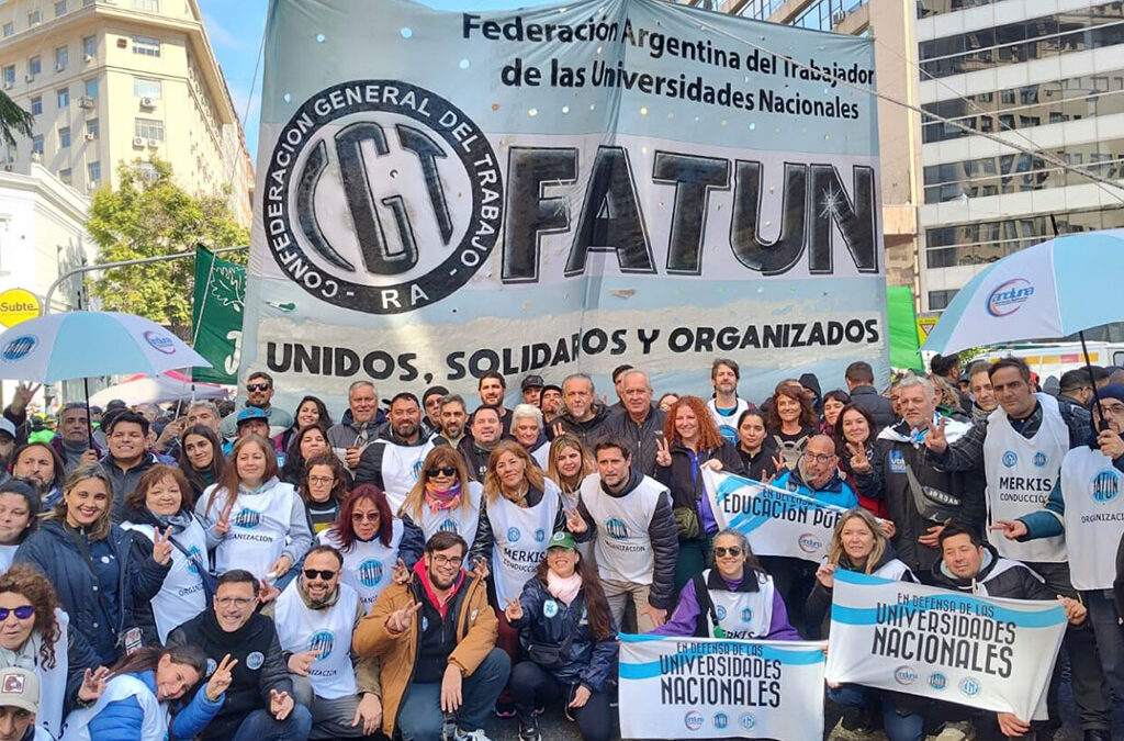 Nodocentes de universidades paran en todo el país: «Sin presupuesto, sin paritarias y sin respuestas»