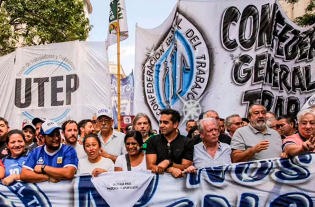La CGT hará su tercer paro general contra Milei el 8 de abril y participará de la marcha opositora del 24 de marzo