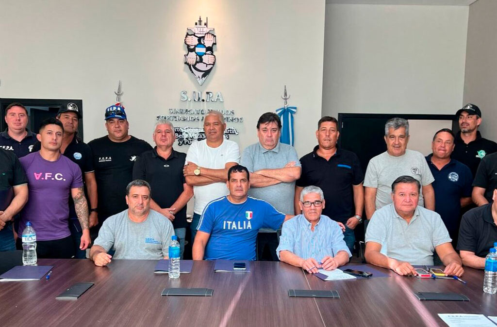 Osores encabezó un nuevo encuentro de Estibadores y afirmó estar «muy conforme con la agenda de la FEPA»