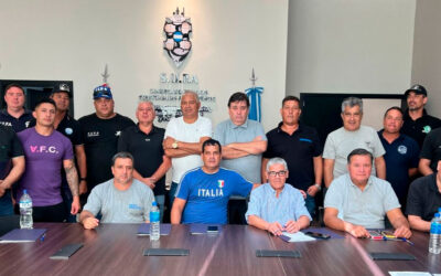 Osores encabezó un nuevo encuentro de Estibadores y afirmó estar «muy conforme con la agenda de la FEPA»