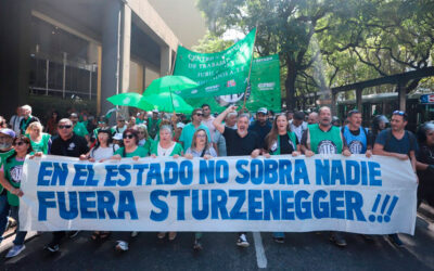 Tras el paro de este miércoles, ATE lanzó otra medida de fuerza de 36 horas a partir del 9 de abril