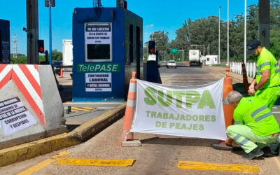 Paro y peajes liberados ante los 500 despidos en el Corredor Vial 18 de Caminos del Río Uruguay