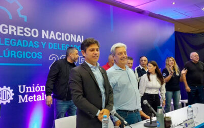 Kicillof en el Congreso UOM: aseguró que Milei “está ciego” y que “le sacan la plata del bolsillo a la gente”