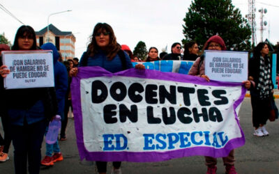 Continúa el plan de lucha docente