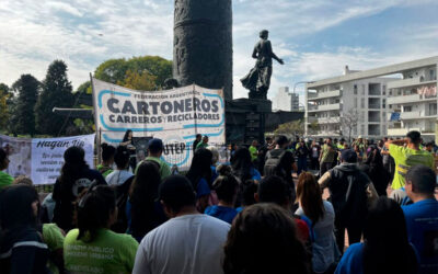 Cartoneros homenajearon al Papa Francisco y valoraron su pelea contra la cultura del descarte y la exclusión