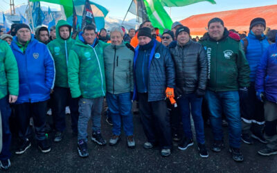 «La UOM se planta»: Furlán encabezó en Ushuaia una marcha en defensa de la industria fueguina