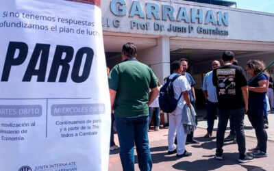 Los trabajadores del Garrahan también fueron a la Justicia para voltear el decreto antihuelga