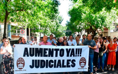 Judiciales exigen un incremento del 10% y advierten que la pérdida salarial ya alcanza el 32%