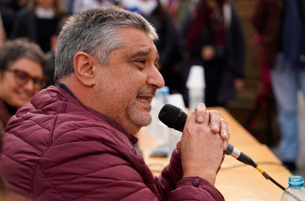 Ortega, del sindicato de Anses, reclamó convocar a «un gran paro general para acompañar a Cristina cuando se presente y volver a hacer actos de resistencia»