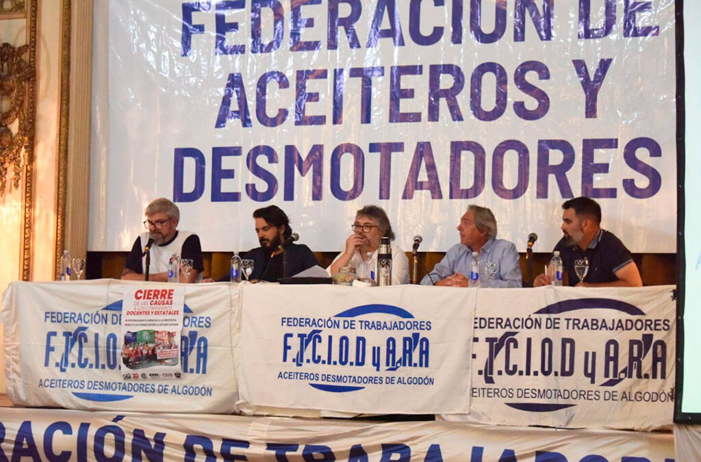 Efecto fallo: aceiteros repudian «persecución» contra CFK y alertan por un Poder Judicial «funcional a los poderosos»