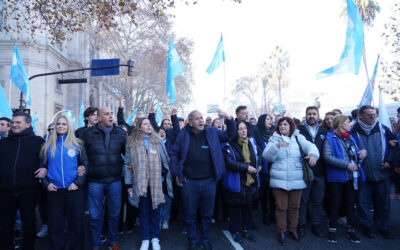 «Con proscripción, no hay democracia»: el grito de La Bancaria en la marcha por Cristina