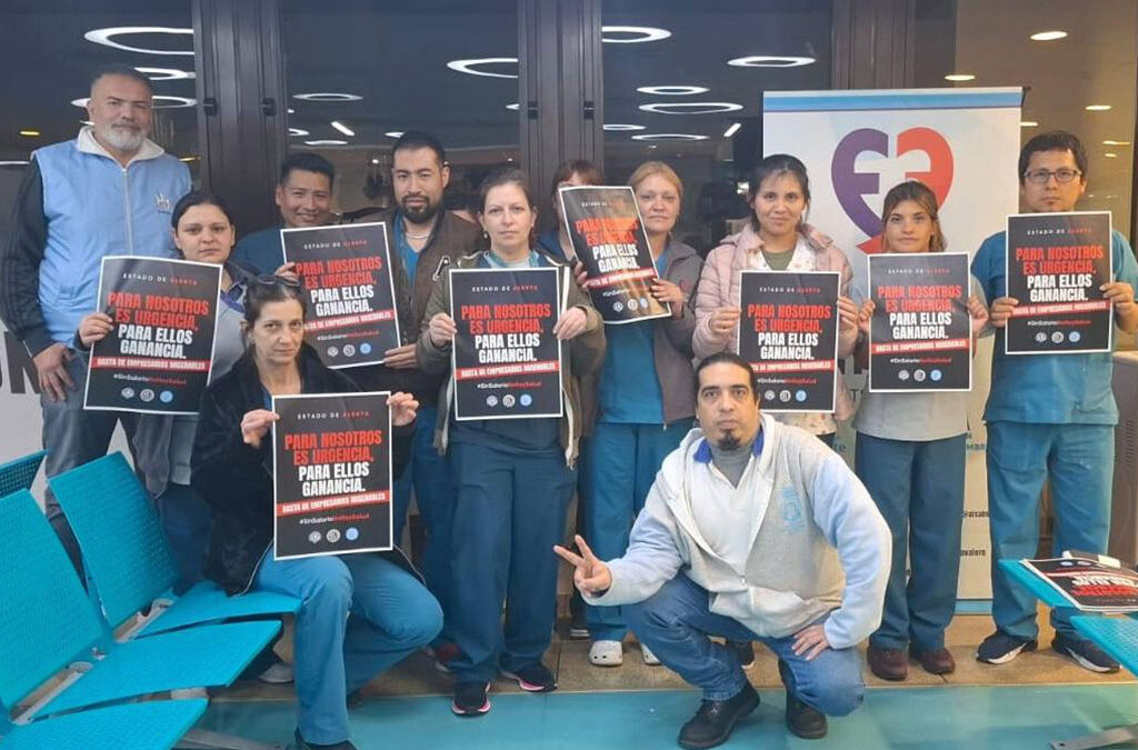 Sanidad movilizada por paritarias: Gremio intensifica protestas con fuertes críticas a «empresarios miserables»
