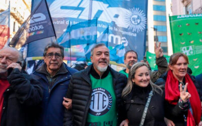 Aguiar encabezó la columna de ATE a Plaza de Mayo: “Hay que aumentar la resistencia y profundizar el plan de lucha”