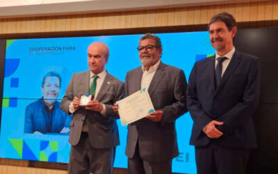 Gerardo Martínez, premiado por la OEI en Madrid por su aporte a la formación profesional