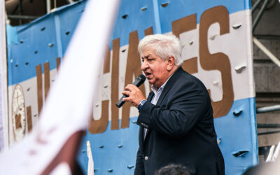 Judiciales cumplen otra semana de lucha por salarios con banderazo, marcha y paro