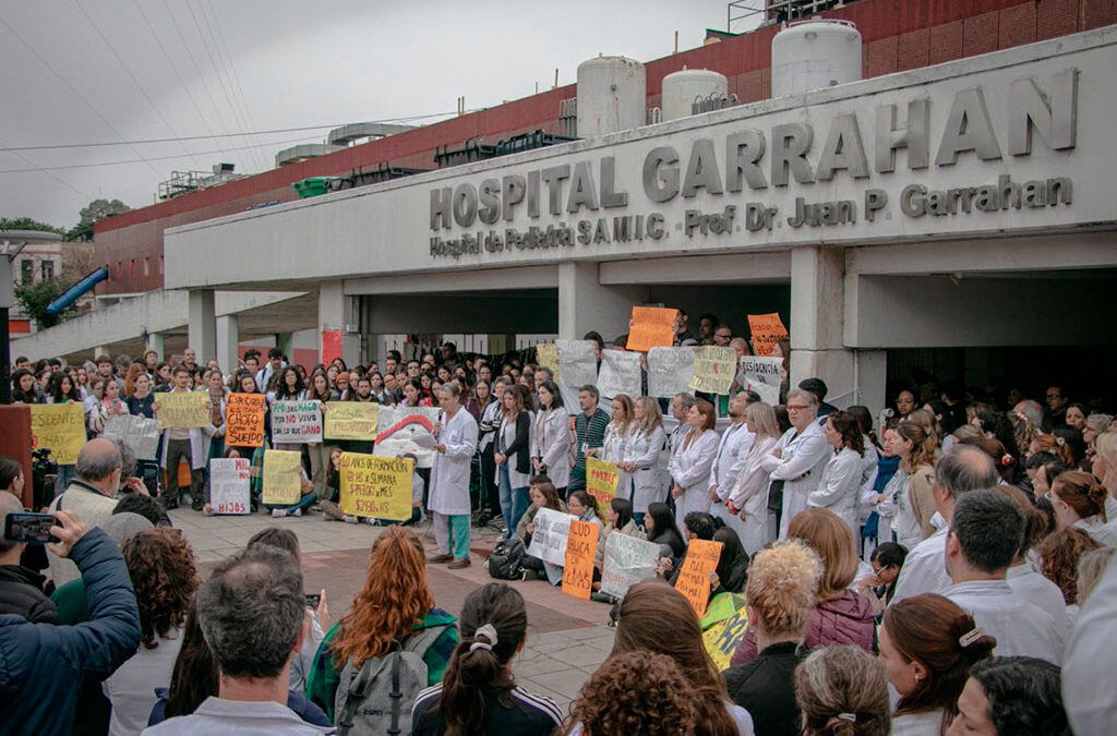 El Gobierno volvió a faltar a la audiencia por el Garrahan y mañana se definirán nuevas medidas de fuerza