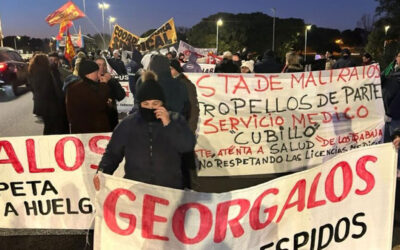 Georgalos: protesta y represión en la Panamericana, con ocho trabajadores heridos