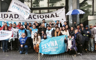 Gremios de Vialidad Nacional se movilizaron mientras crecen los rumores de disolución del organismo