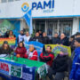 ATE le plantó una manifestación a Jairo Guzmán en el PAMI por despidos y cierre de organismos nacionales. Desde adentro, una mala imitación de Milei, los repudió