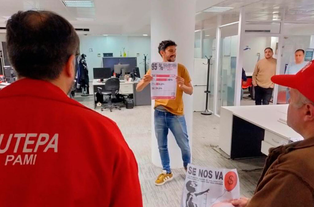 Trabajadores del PAMI denuncian una brutal pérdida salarial y exigen paritarias urgentes