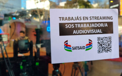 El Sindicato de la Televisión exigió la regularización laboral con una caravana por los canales de streaming que todavía restan encuadrar