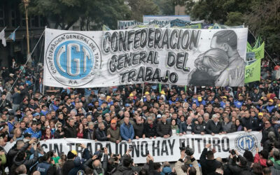 San Cayetano: La CGT marchó, criticó al Gobierno de Milei y pidió más “diálogo social”