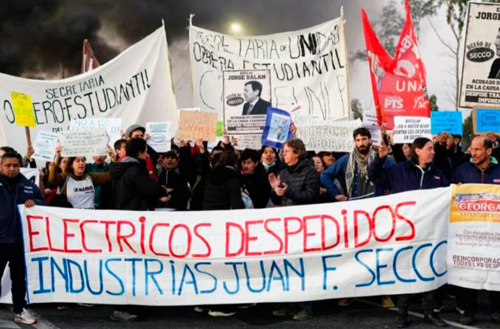 Tras represión y detenciones, Trabajo dictó la conciliación obligatoria en la empresa Juan F. Secco
