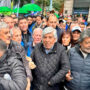 La CGT participó en la marcha de San Cayetano con menos gente de la esperada y entonó mensajes ambiguos