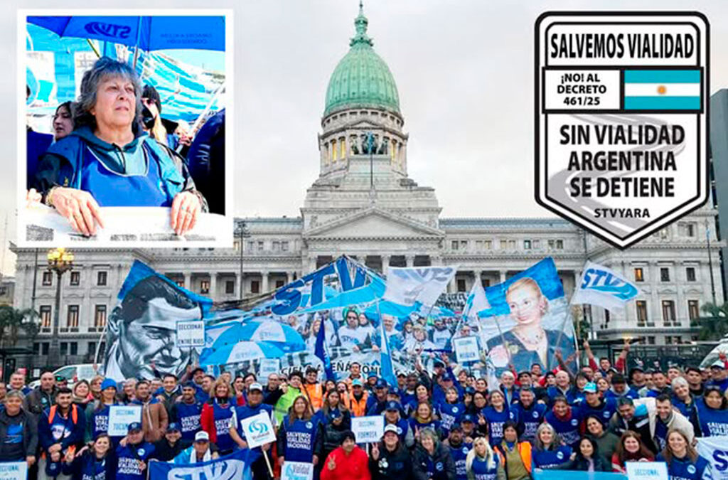 VIALIDAD NACIONAL: Los trabajadores celebraron el rechazo de Diputados al DNU que disponía su cierre